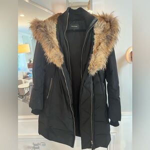 Mackage KAY down puffer coat with natural fur Signature Mackage Collar size M